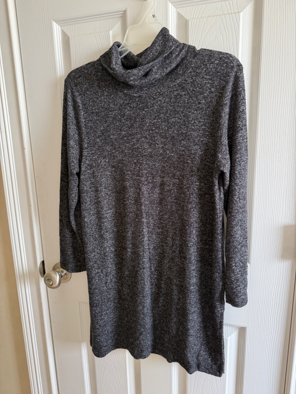 Old Navy Charcoal Gray Turtleneck Tunic Sweater